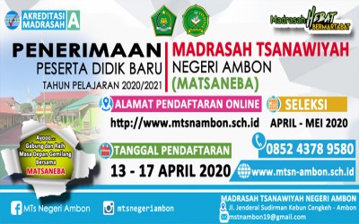 PPDB MTs Negeri Ambon